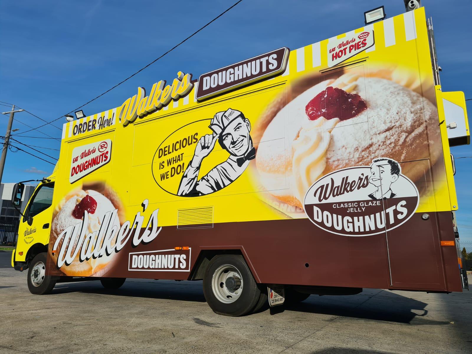 Walker's Doughnuts food truck serving fresh Doughnuts and Coffee